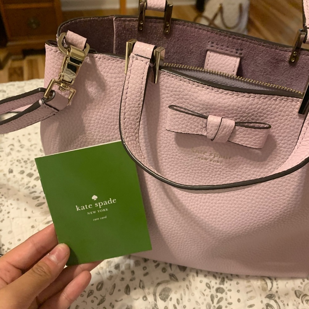 brand new kate spade purse! such a pretty color!